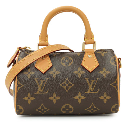 Exclusive Louis Vuitton Monogram Nano Speedy — Front View