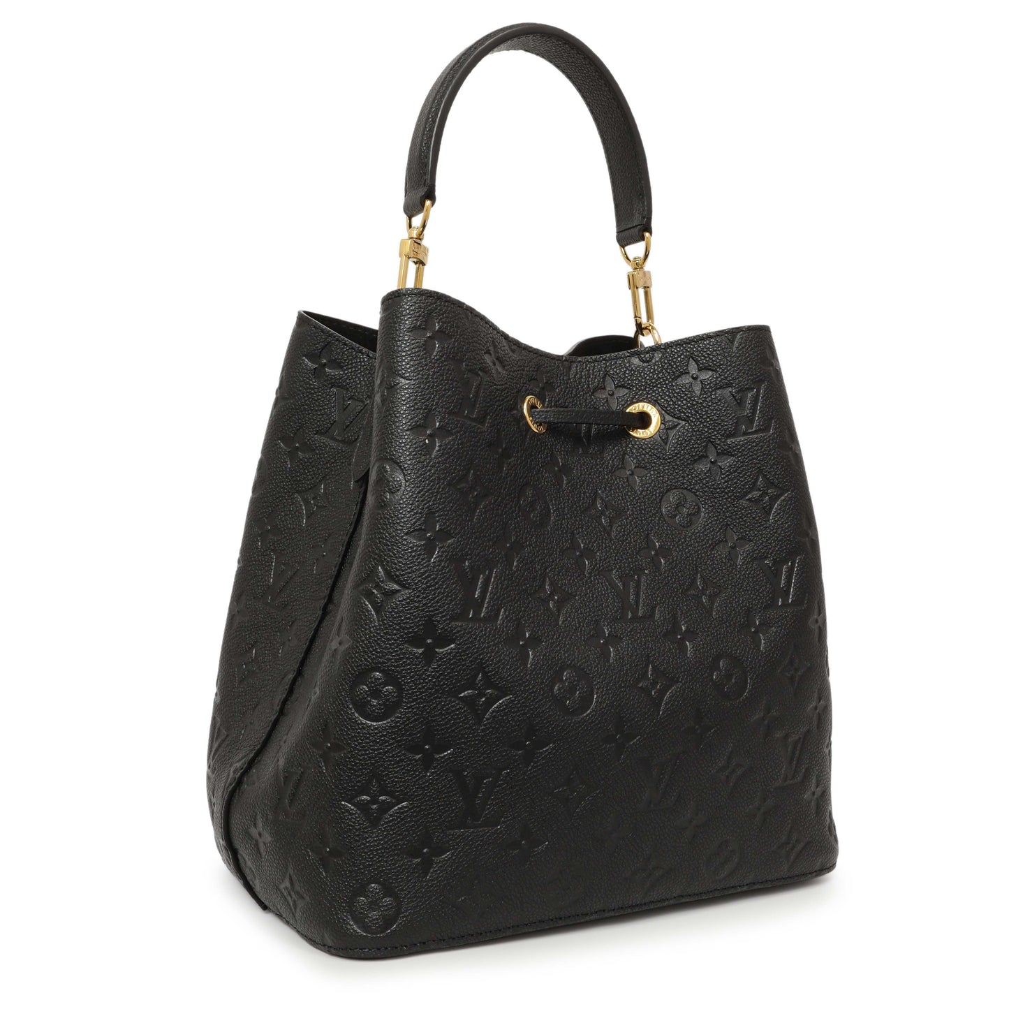 Exclusive Louis Vuitton Black Empreinte NeoNoe MM — Side View