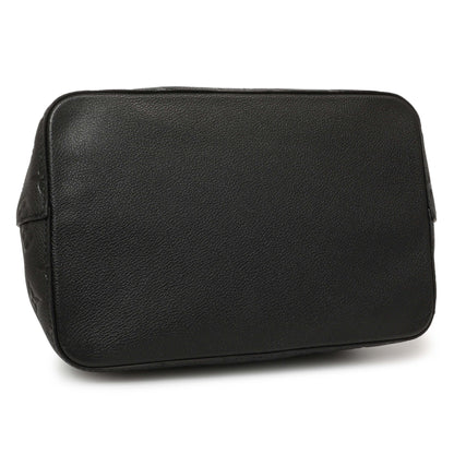 Exclusive Louis Vuitton Black Empreinte NeoNoe MM — Back View