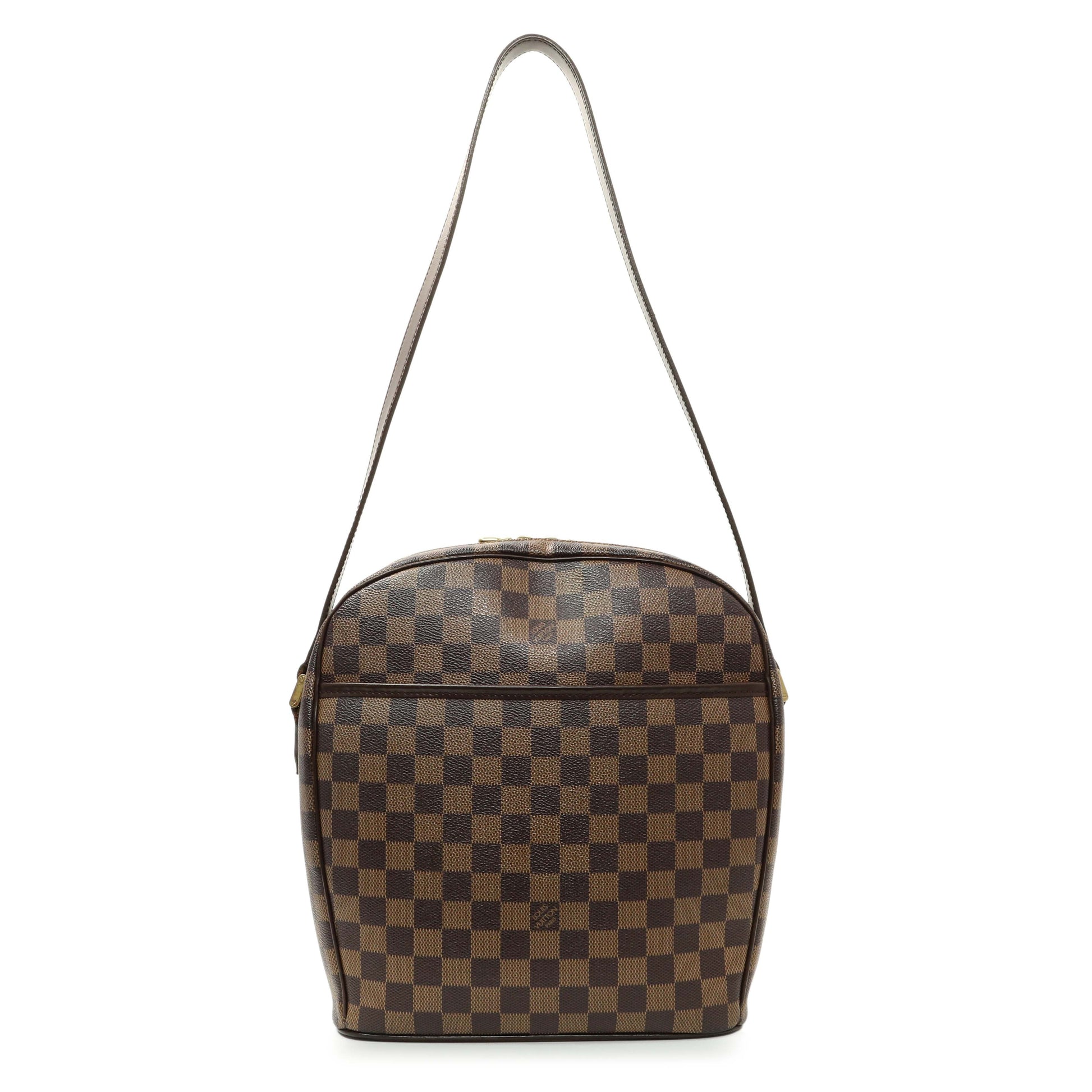 Exclusive Louis Vuitton Damier Ebene Ipanema GM — Front View