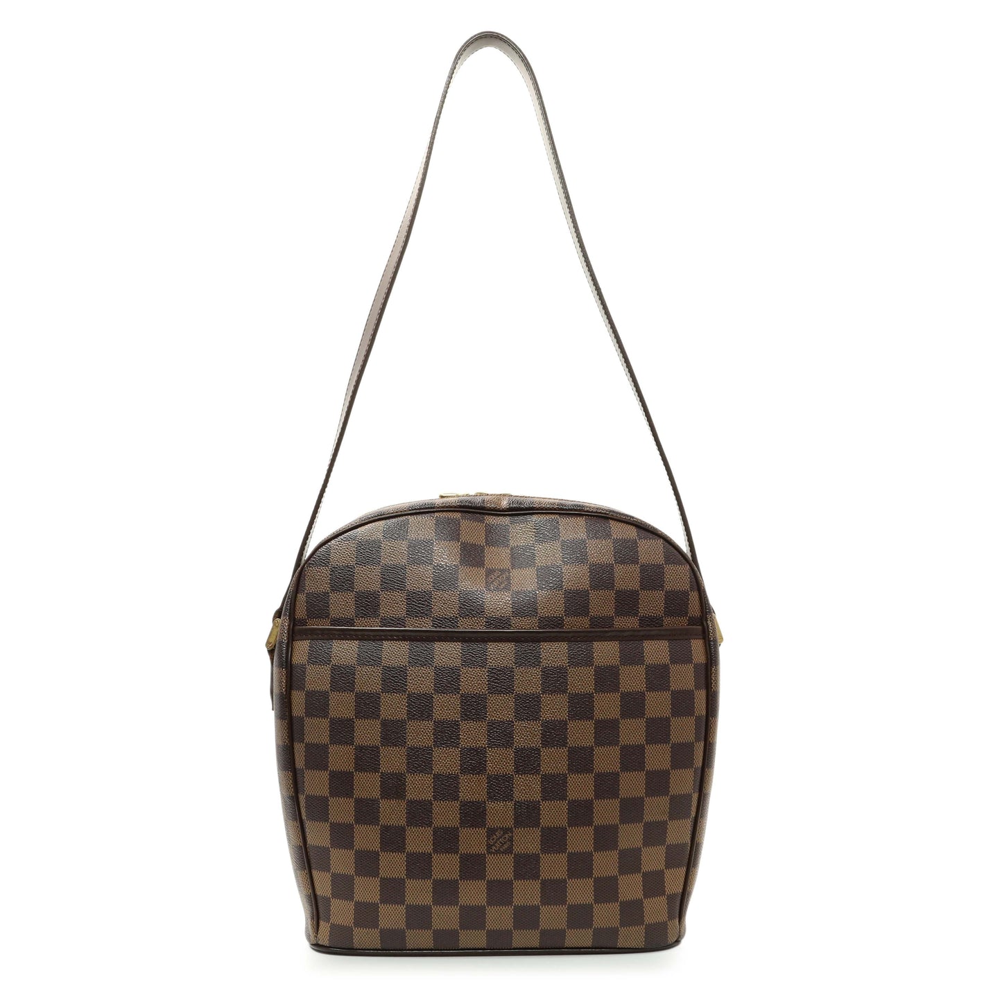 Exclusive Louis Vuitton Damier Ebene Ipanema GM — Front View