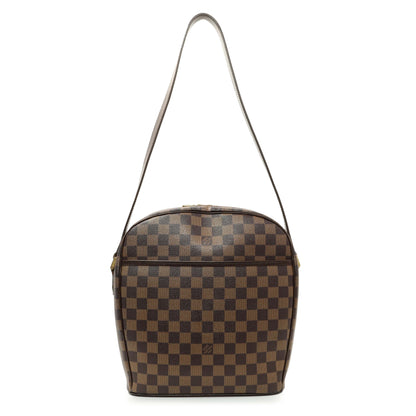 Exclusive Louis Vuitton Damier Ebene Ipanema GM — Front View