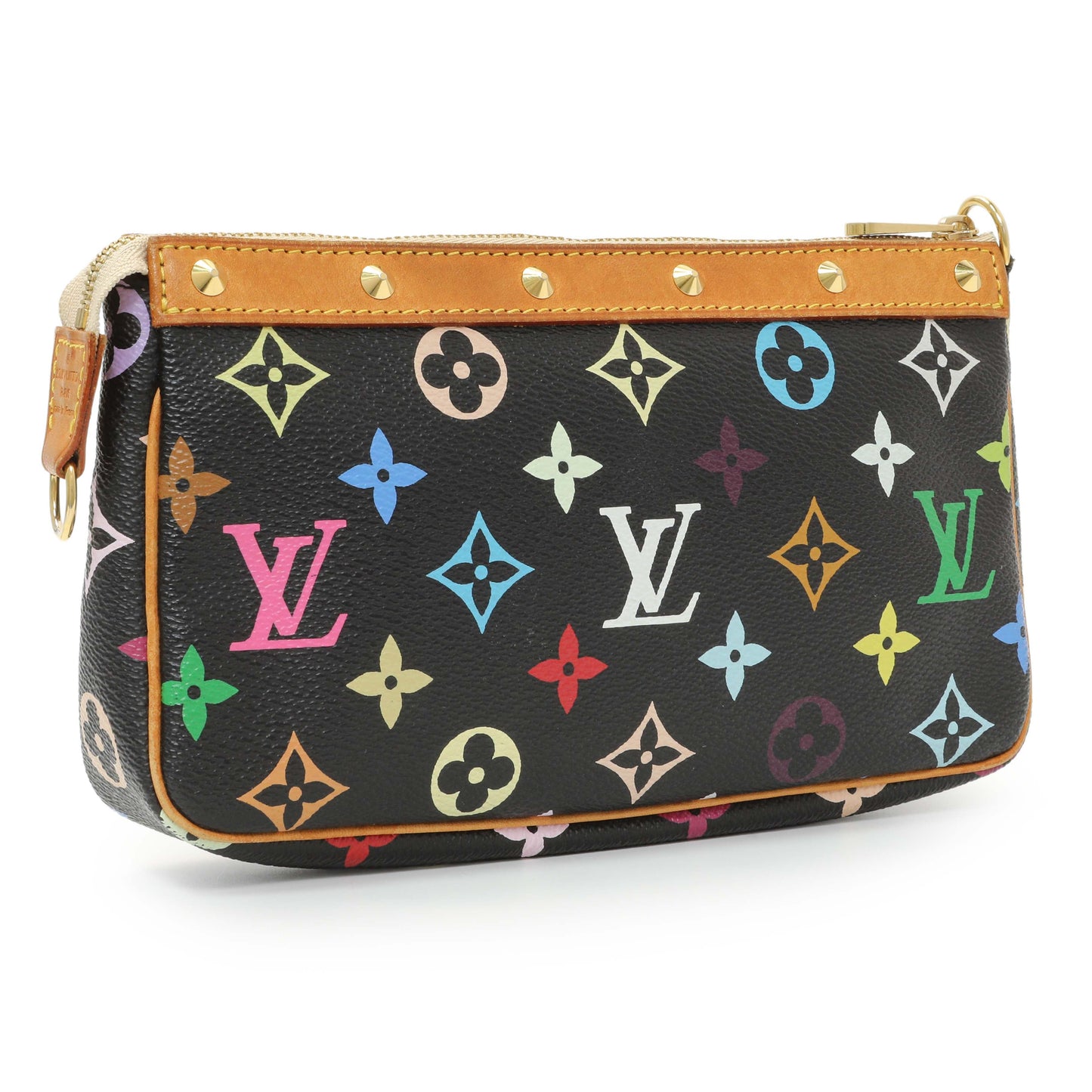 Exclusive Louis Vuitton Monogram Multicolor Pochette Accessories — Side View