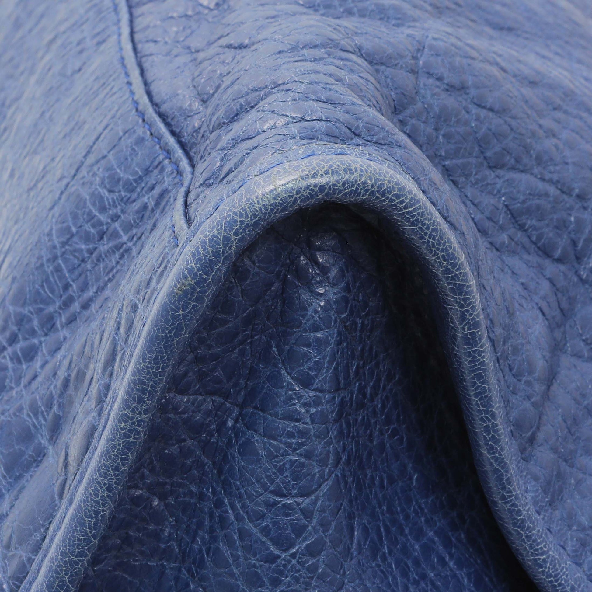 Exclusive Balenciaga Blue Agneau Classic Hardware City — Alternate View 7