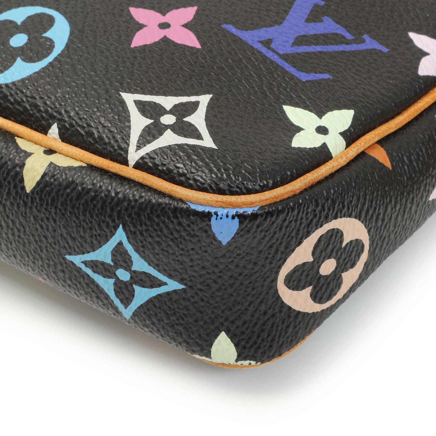 Exclusive Louis Vuitton Monogram Multicolor Pochette Accessories — Detail View