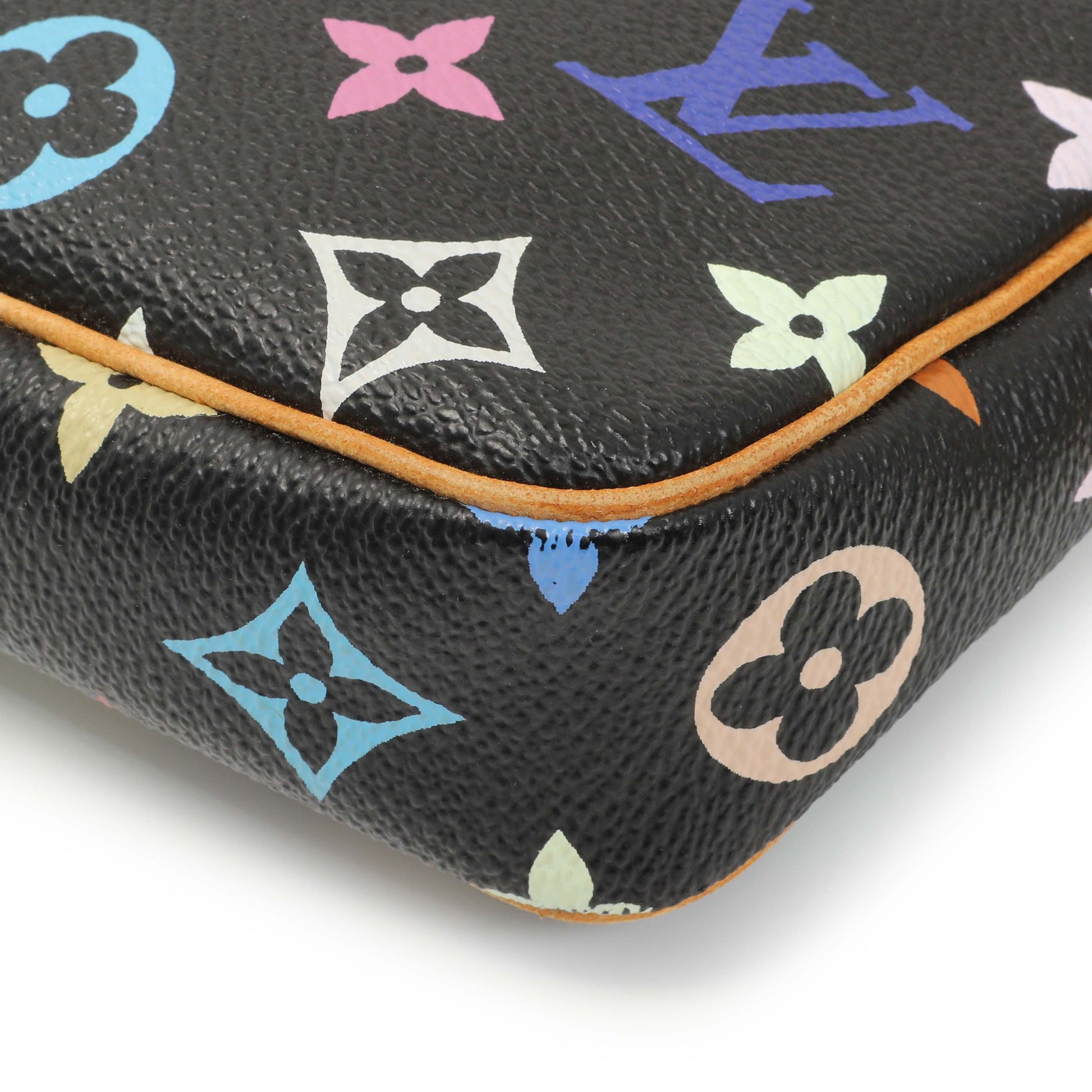 Exclusive Louis Vuitton Monogram Multicolor Pochette Accessories — Detail View