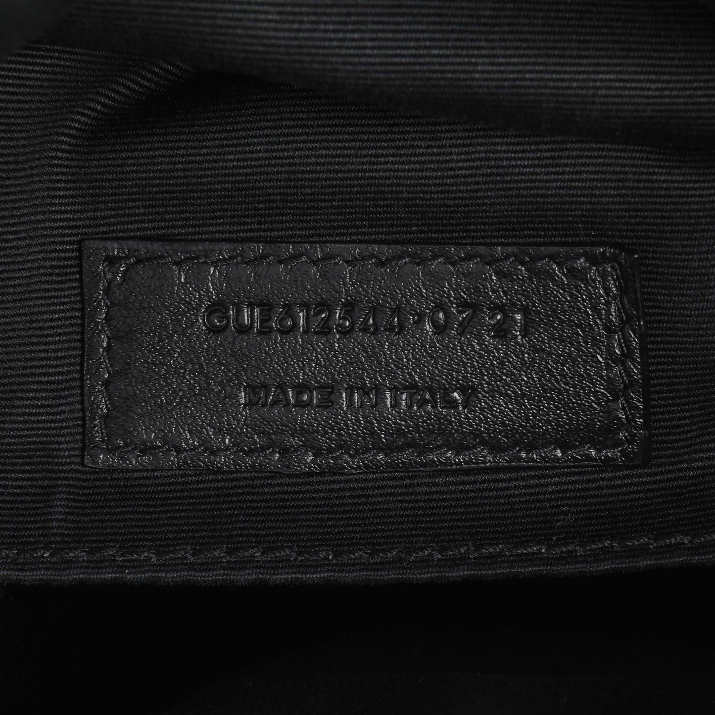 Exclusive Saint Laurent Black Calfskin Matelasse Monogram Lou Camera Bag — Alternate View 10