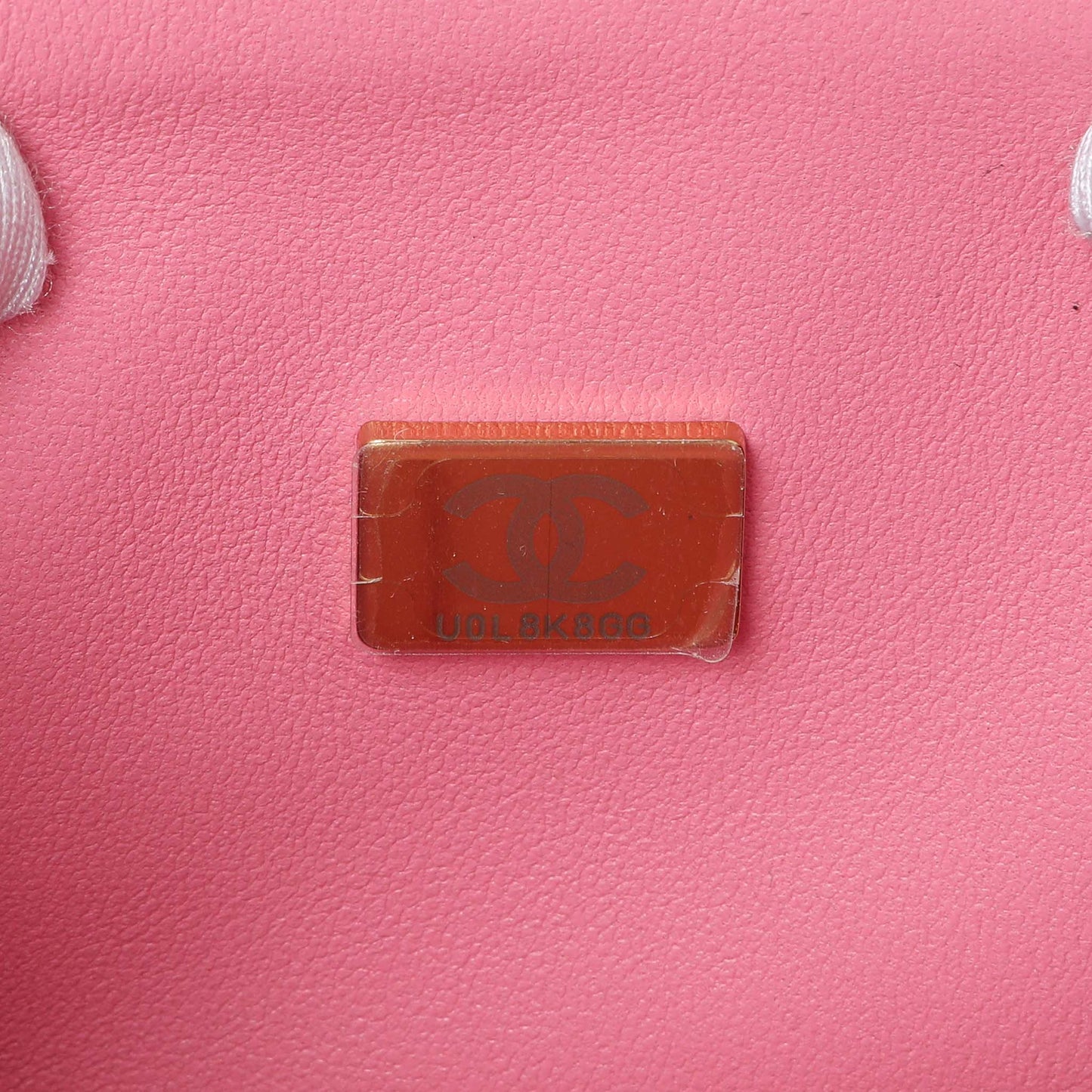 Exclusive Chanel Pink Quilted Lambskin Small Double Flap — Lifestyle View