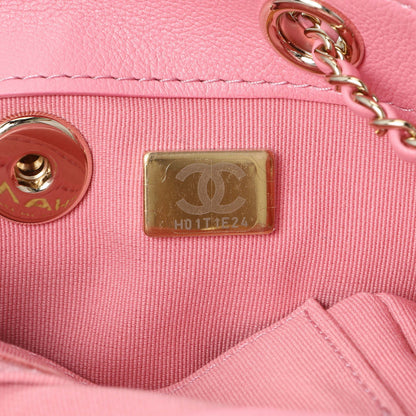 Exclusive Chanel Pink Calfskin Small Duma Backpack — Lifestyle View