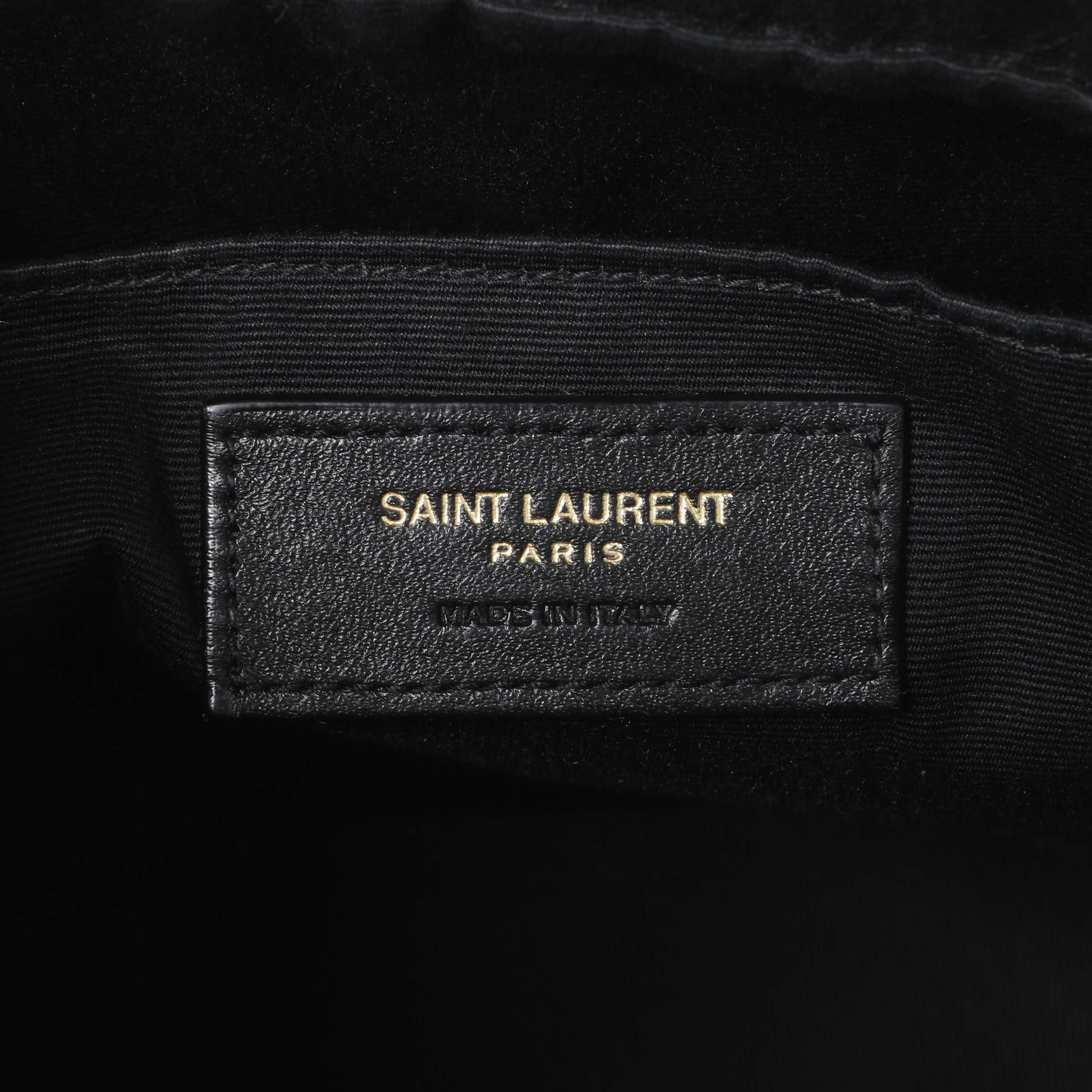 Exclusive Saint Laurent Dark Beige Calfskin Matelasse Monogram Lou Camera Bag — Alternate View 9