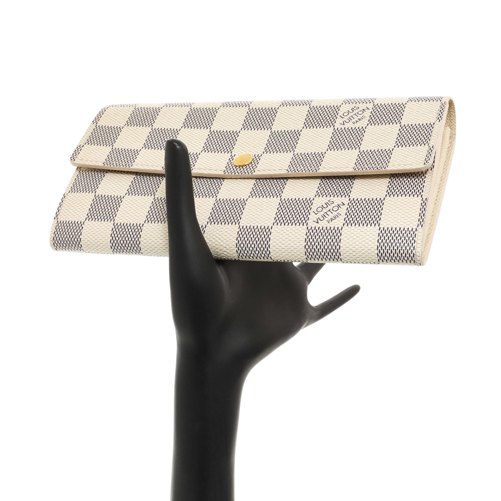 Exclusive Louis Vuitton Damier Azur Sarah Wallet — Alternate View 11