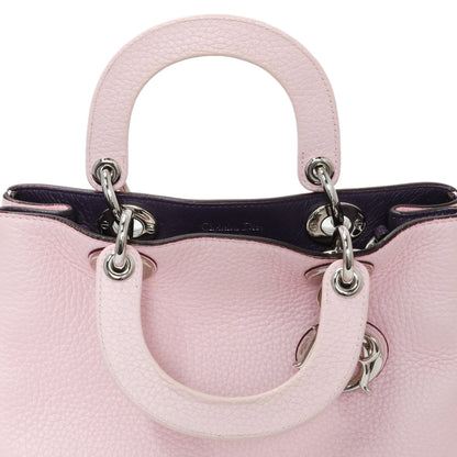 Exclusive Christian Dior Pink Bullcalf Small Diorissimo Tote — Alternate View 11