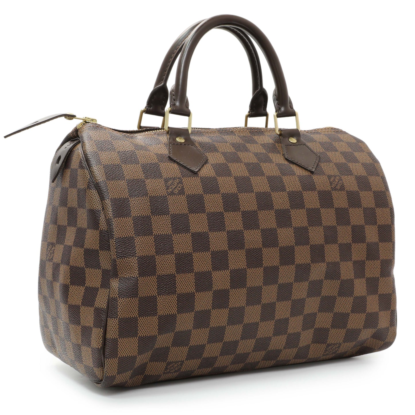 Exclusive Louis Vuitton Damier Ebene Speedy 30 — Side View