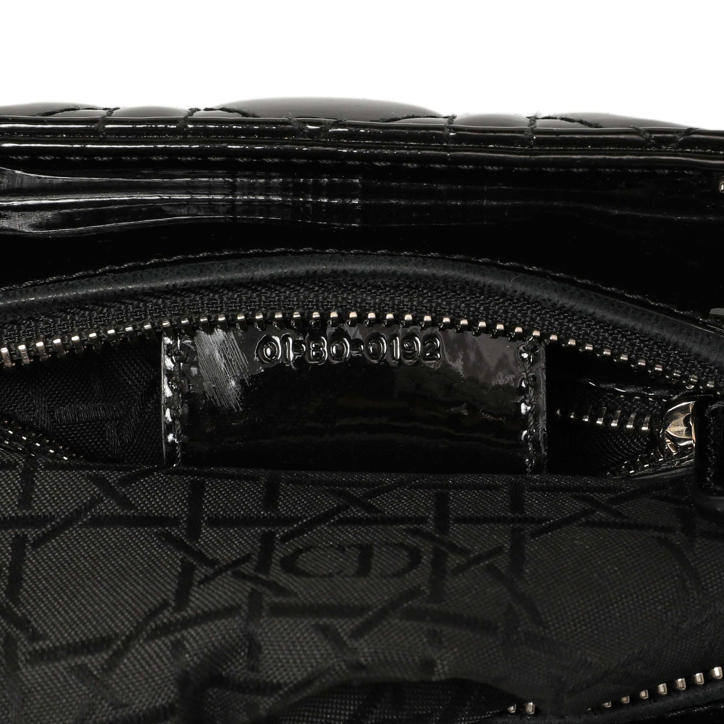 Exclusive Christian Dior Black Patent Cannage Medium Lady Dior — Alternate View 10