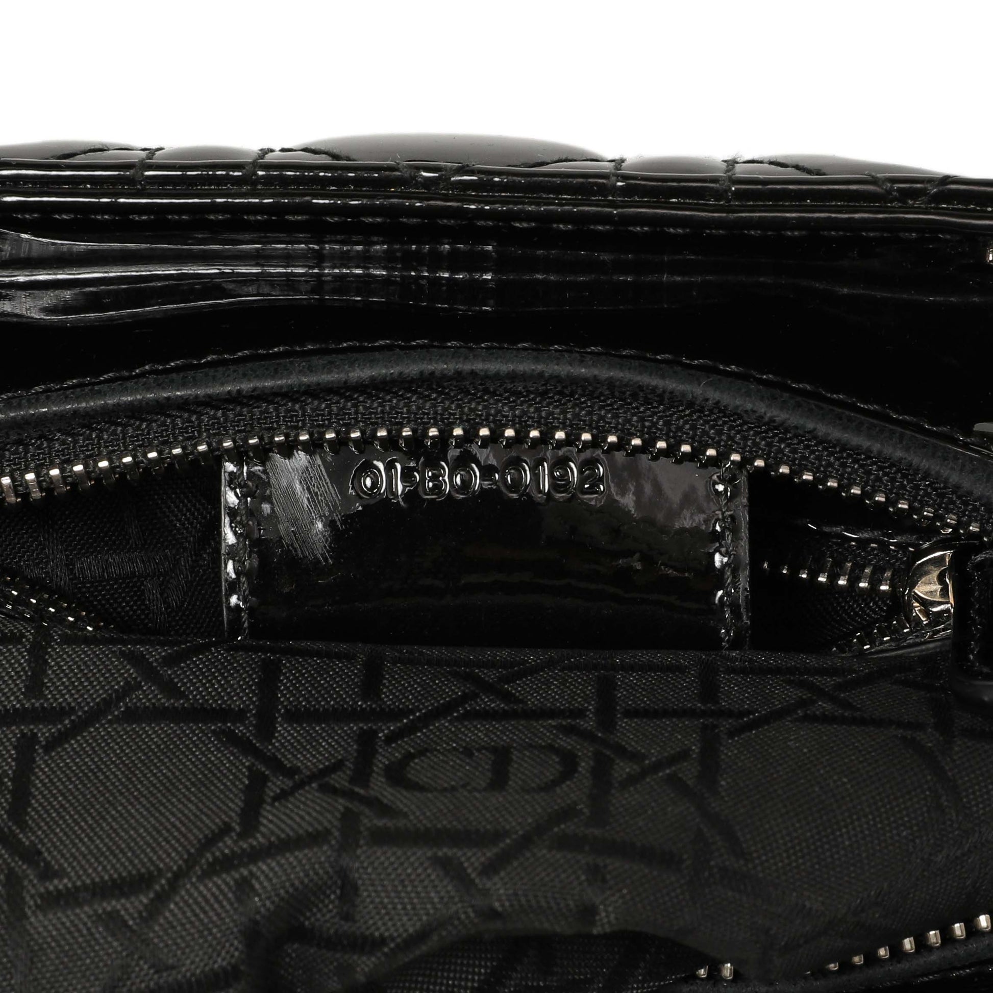 Exclusive Christian Dior Black Patent Cannage Medium Lady Dior — Alternate View 10