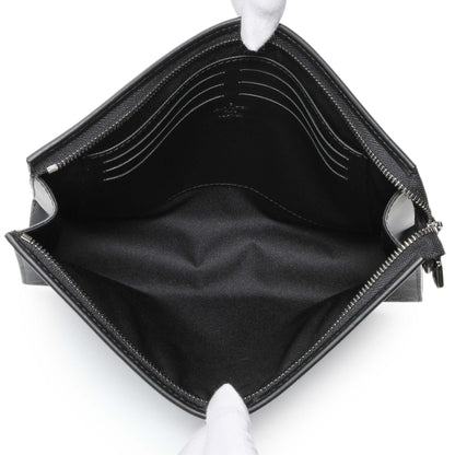 Exclusive Louis Vuitton Monogram Eclipse Pochette Voyage MM — Top View