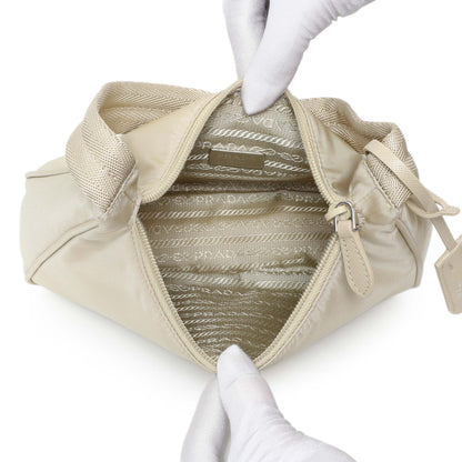 Exclusive Prada Deserto Nylon Mini Re-Edition 2000 Bag — Top View