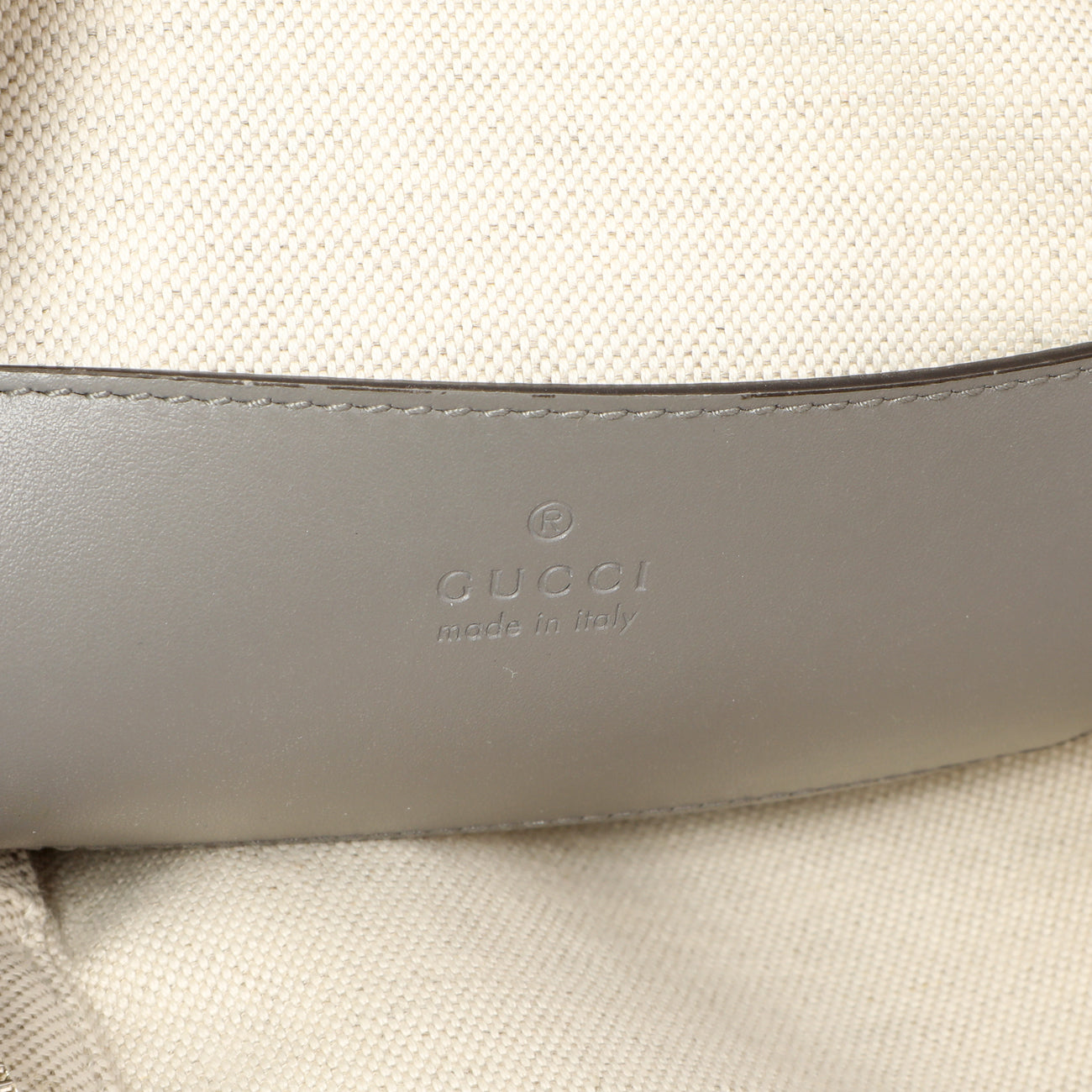 Exclusive Gucci Grey Calfskin GG Tennis Embossed Sling Backpack — Alternate View 7