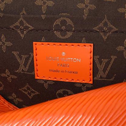 Exclusive Louis Vuitton Orange Epi Alma Backpack — Detail View