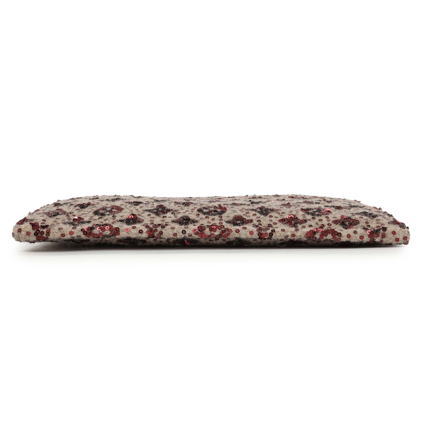 Exclusive Louis Vuitton Bordeaux Sequin Monogram Sunshine Express Pochette — Back View