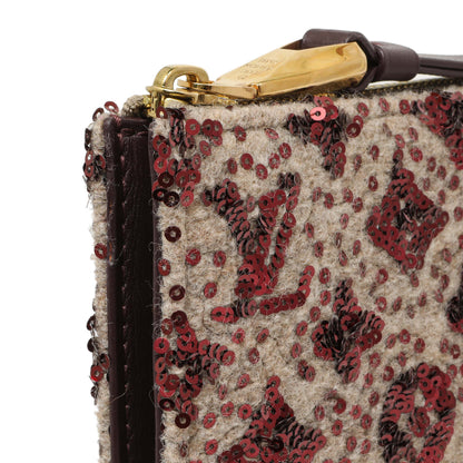 Exclusive Louis Vuitton Bordeaux Sequin Monogram Sunshine Express Pochette — Alternate View 7