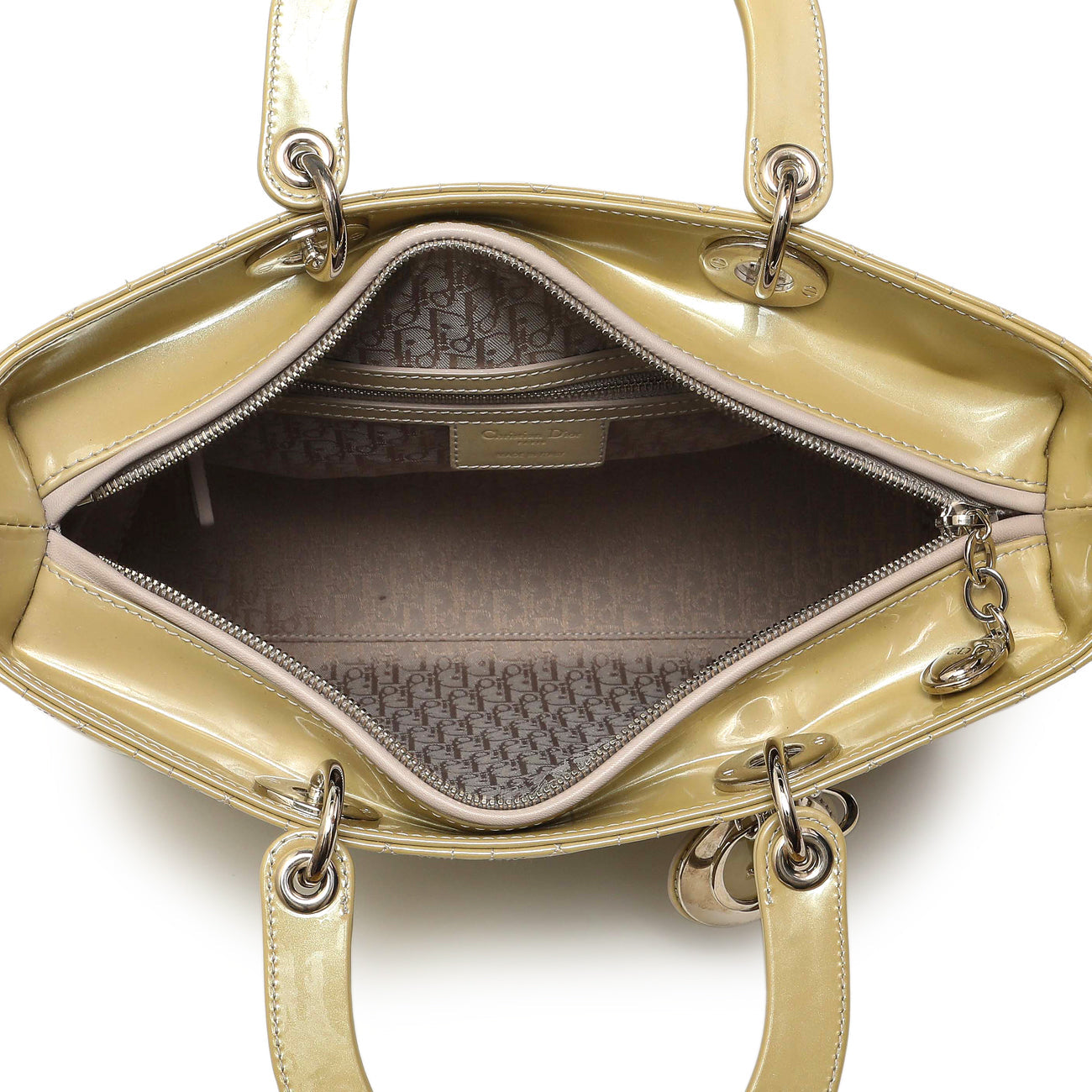 Exclusive Christian Dior Patent Cannage Large Lady Dior — Alternate View 8