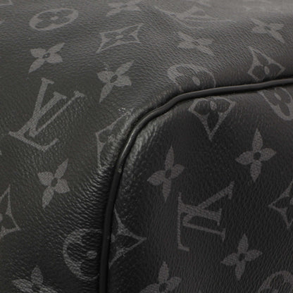 Exclusive Louis Vuitton Monogram Eclipse Keepall 55 Bandouliere — Top View