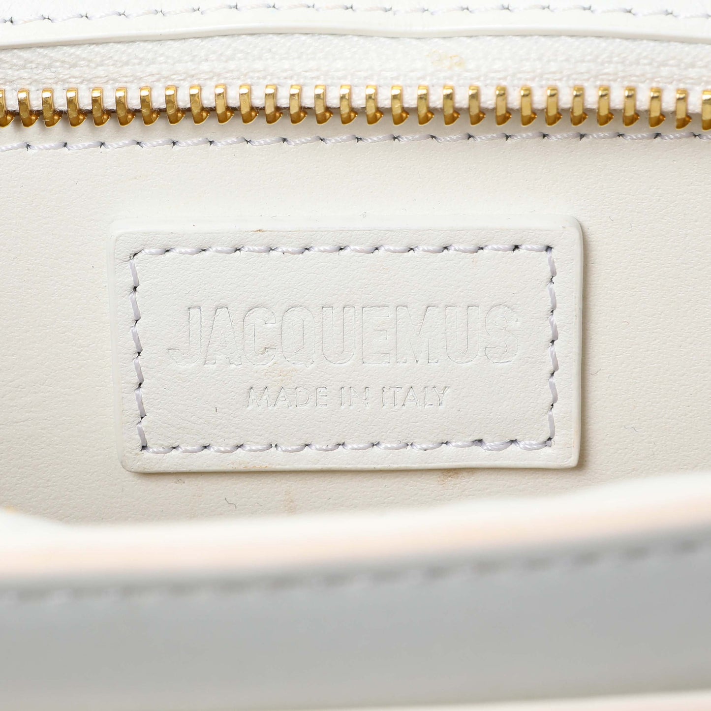 Exclusive Jacquemus White Calfskin Le Ciuciu Satchel — Alternate View 7