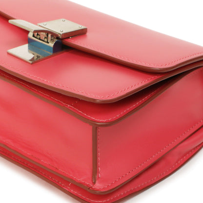 Exclusive Celine Pink Box Calfskin Small Classic Bag — Alternate View 7