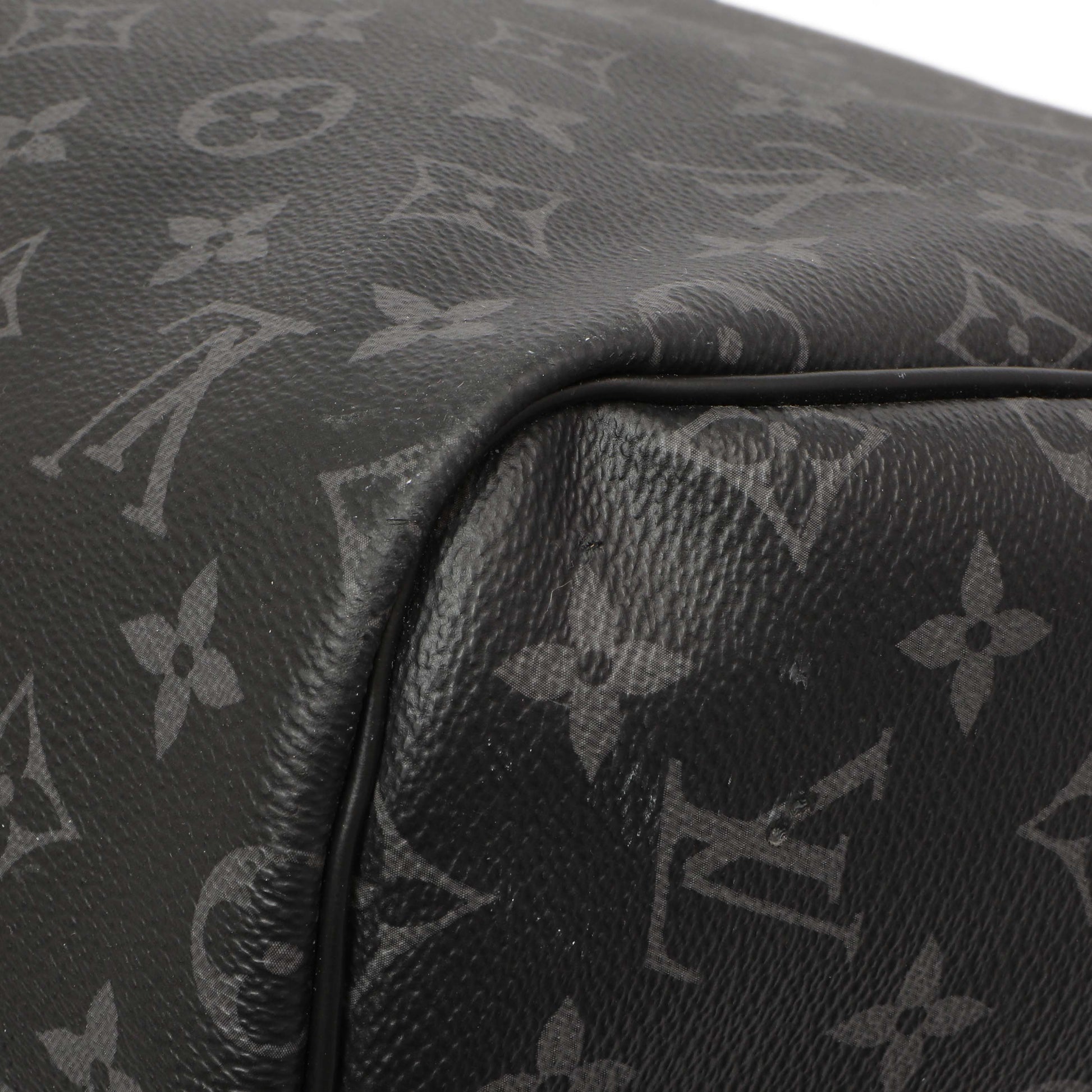Exclusive Louis Vuitton Monogram Eclipse Keepall 55 Bandouliere — Lifestyle View