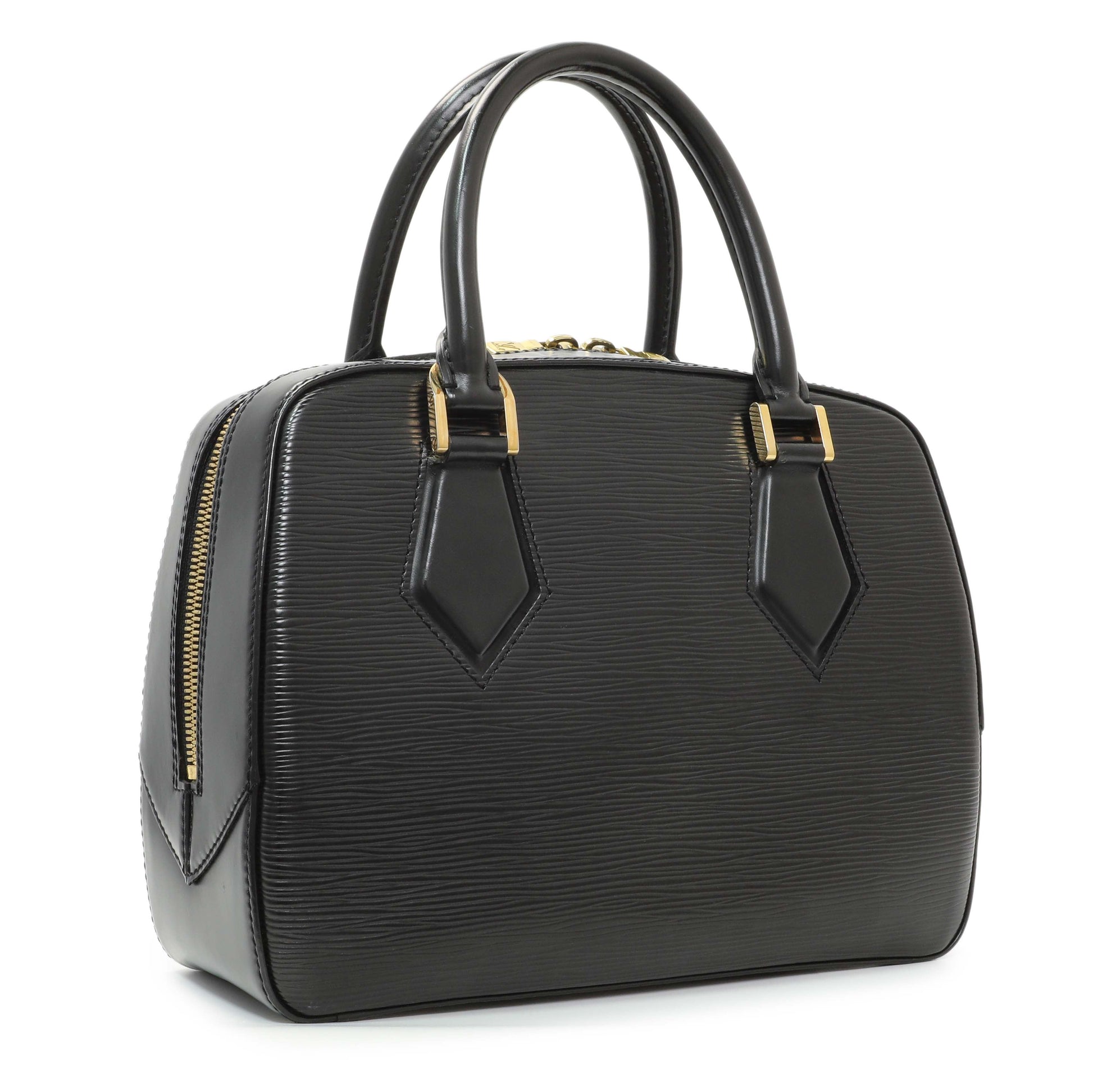 Exclusive Louis Vuitton Black Epi Sablons — Side View