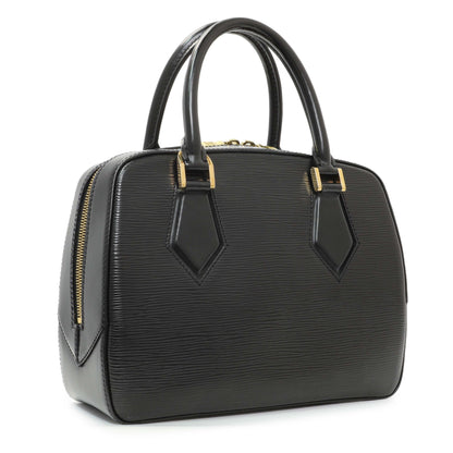 Exclusive Louis Vuitton Black Epi Sablons — Side View