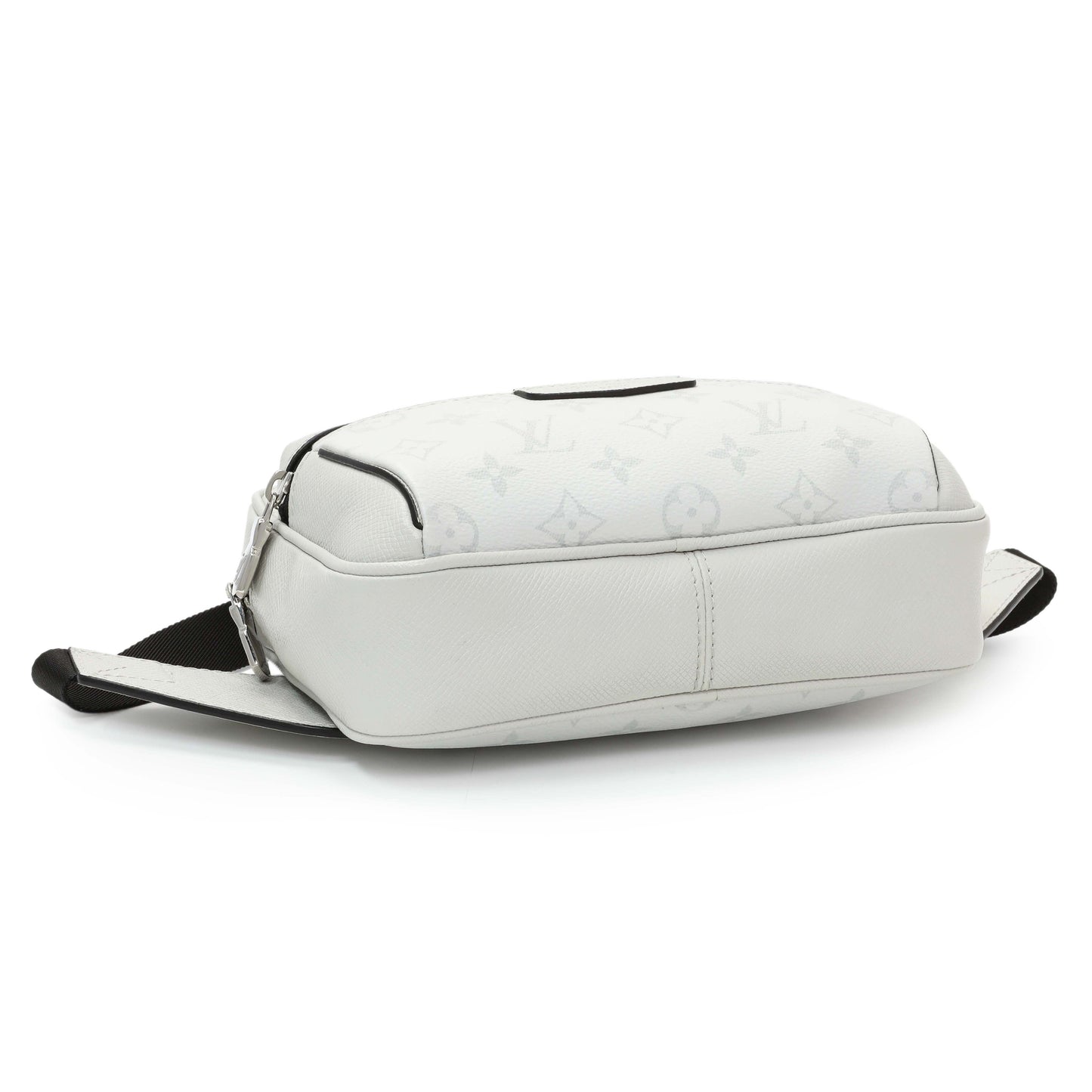 Exclusive Louis Vuitton White Monogram Taiga Outdoor Bumbag — Back View