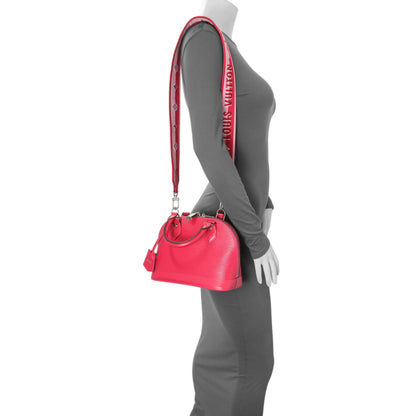 Exclusive Louis Vuitton Rose Pondicherry Epi Jacquard Alma BB — Alternate View 11