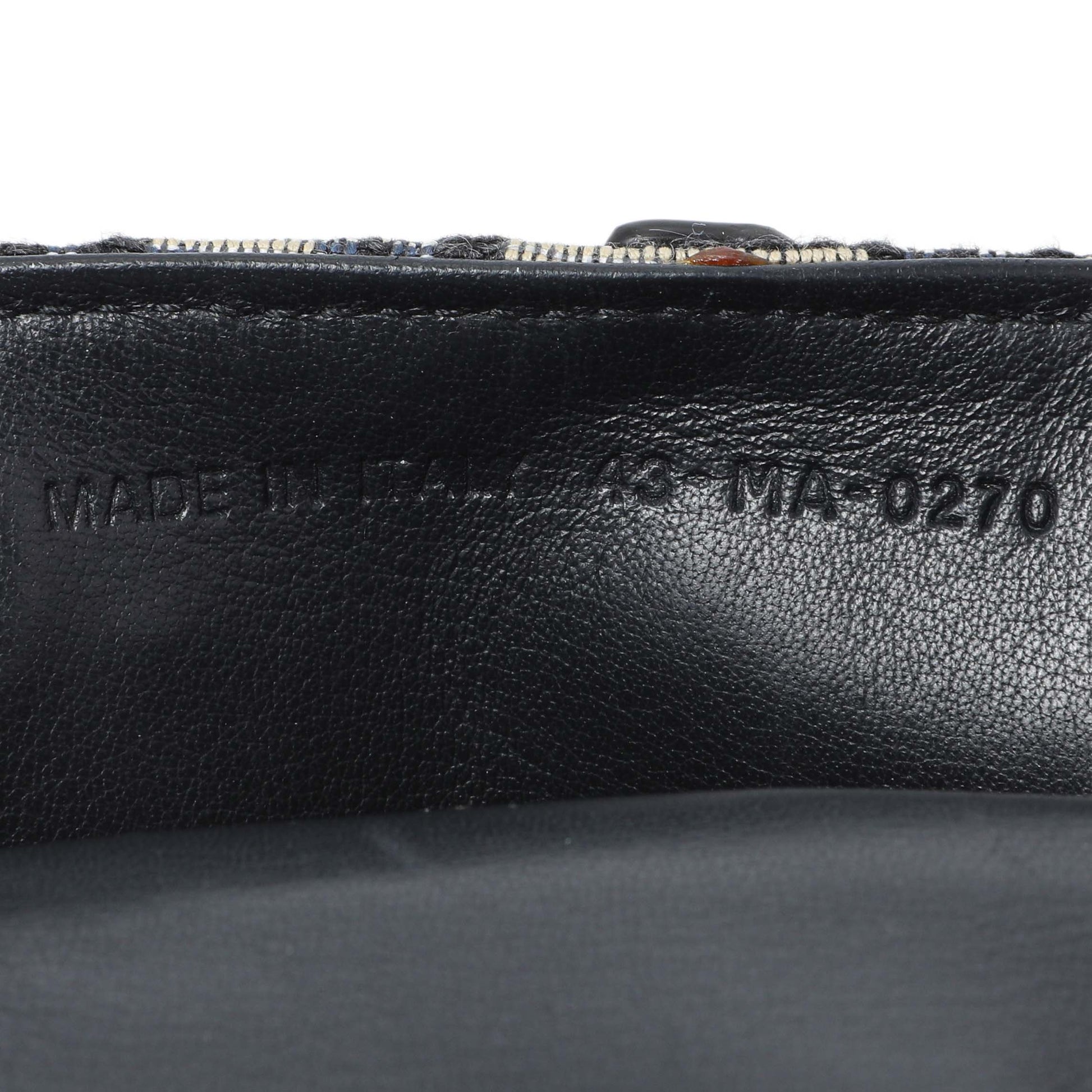Exclusive Christian Dior Oblique Nano Saddle Chain Pouch — Lifestyle View