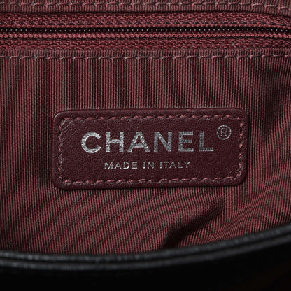 Exclusive Chanel Black Quilted Goatskin Small CC University Shopping Tote — Alternate View 9
