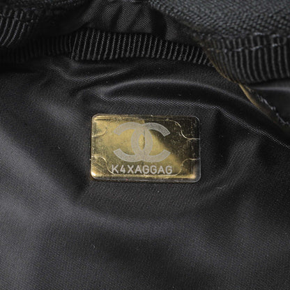 Exclusive Chanel Black Tweed Coco Beach Expandable Barrel Bag — Alternate View 9