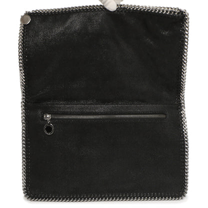 Exclusive Stella McCartney Black Shaggy Deer Cavendish Zipper Clutch — Top View