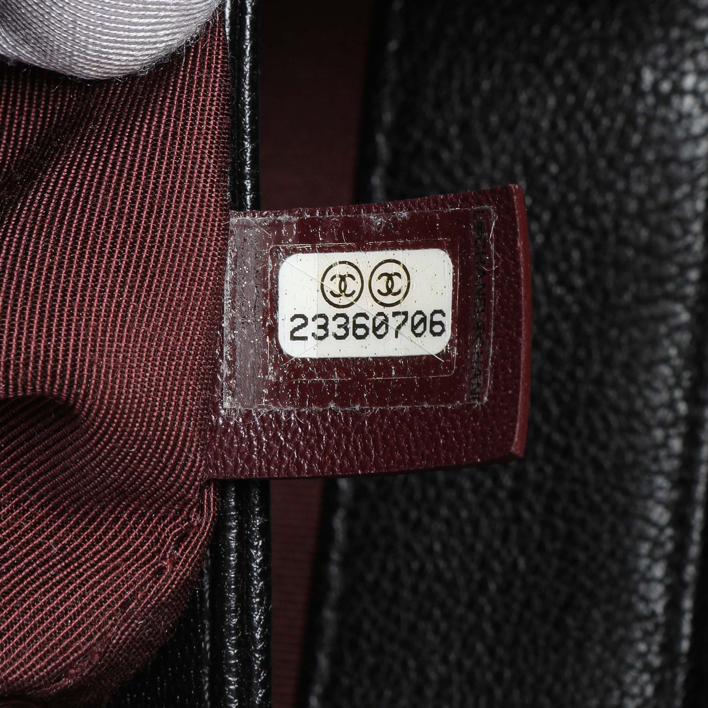 Exclusive Chanel Black Quilted Goatskin Small CC University Shopping Tote — Alternate View 10