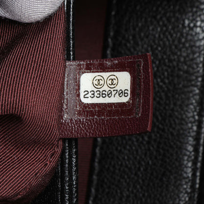 Exclusive Chanel Black Quilted Goatskin Small CC University Shopping Tote — Alternate View 10