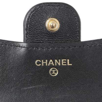 Exclusive Chanel Black Quilted Lambskin Small Flap Wallet — Alternate View 9