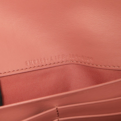 Exclusive Fendi Pink Vitello Cruise F is Fendi Continental Envelope Wallet on Chain — Lifestyle View
