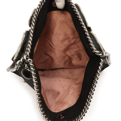 Exclusive Stella McCartney Black Shaggy Deer Cavendish Zipper Clutch — Detail View