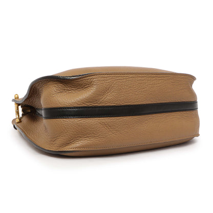 Exclusive Chloe Nut Grained Calfskin Small Hayley Hobo — Top View