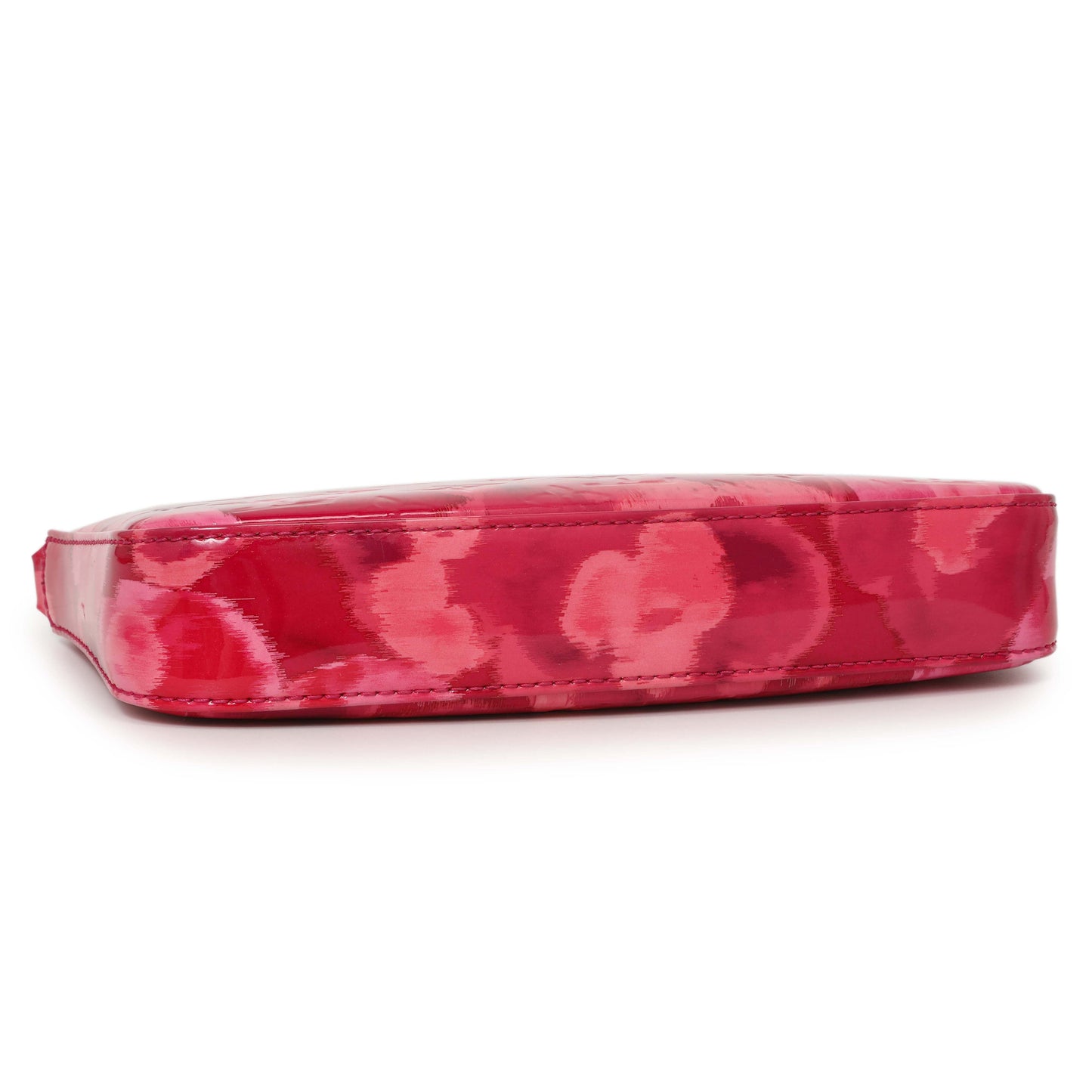 Exclusive Louis Vuitton Rose Indien Vernis Ikat Pochette Accessories NM — Back View