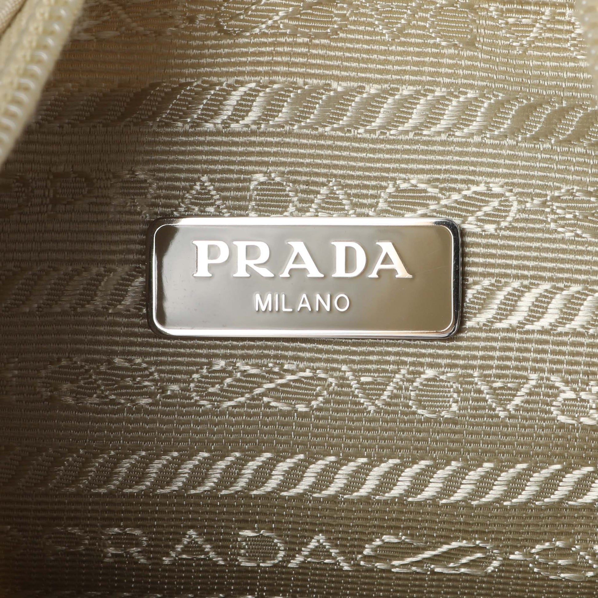 Exclusive Prada Deserto Nylon Mini Re-Edition 2000 Bag — Detail View