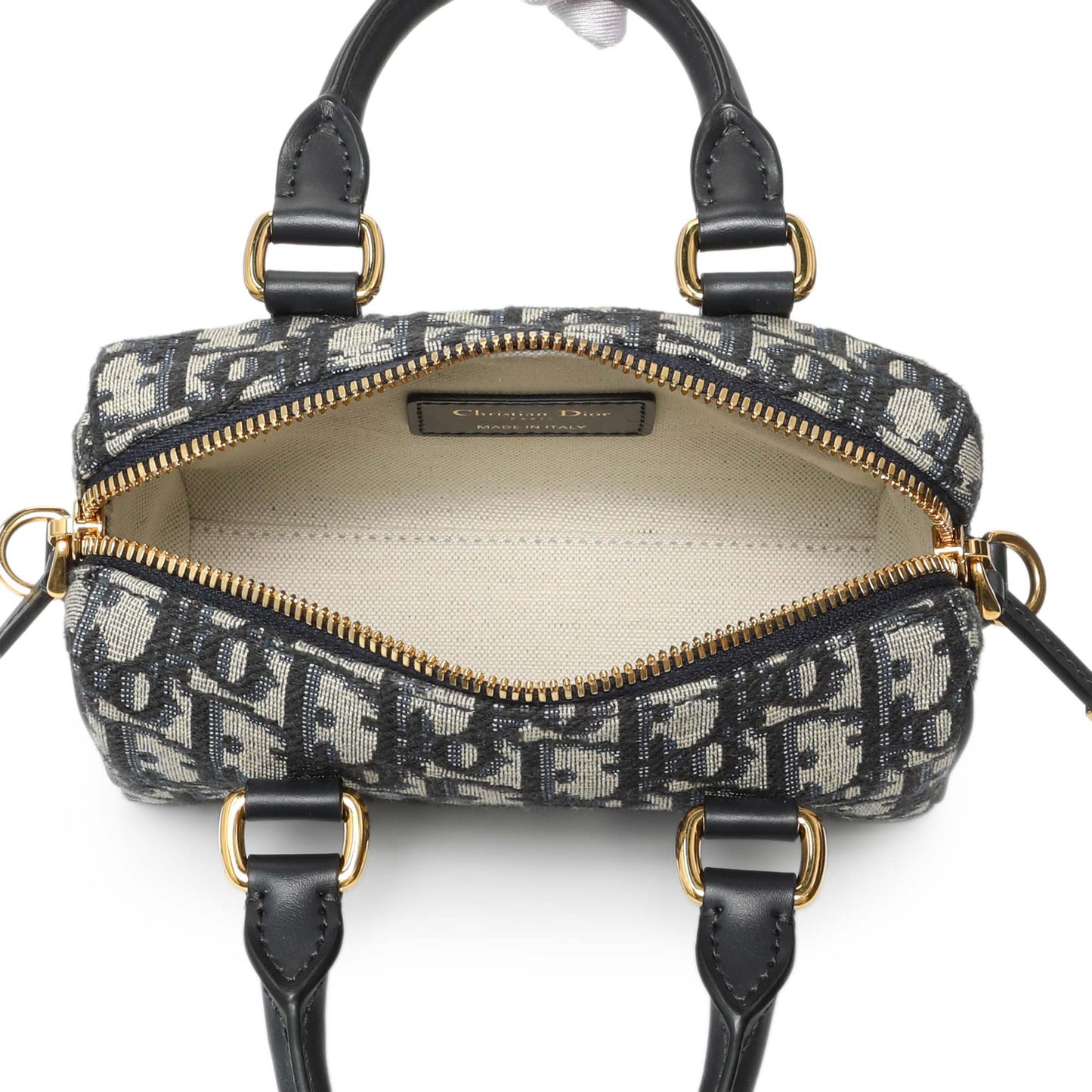 Exclusive Christian Dior Oblique Nano Groove 17 Bag — Top View