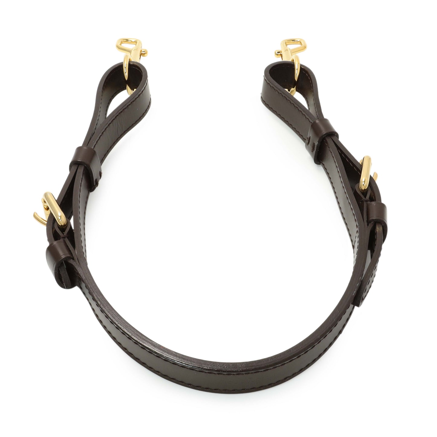 Exclusive Louis Vuitton Ebene Trevi Shoulder Strap — Side View