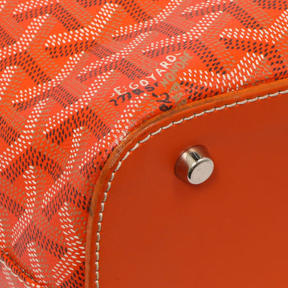 Exclusive Goyard Orange Goyardine Sac Marie Galante GM — Lifestyle View