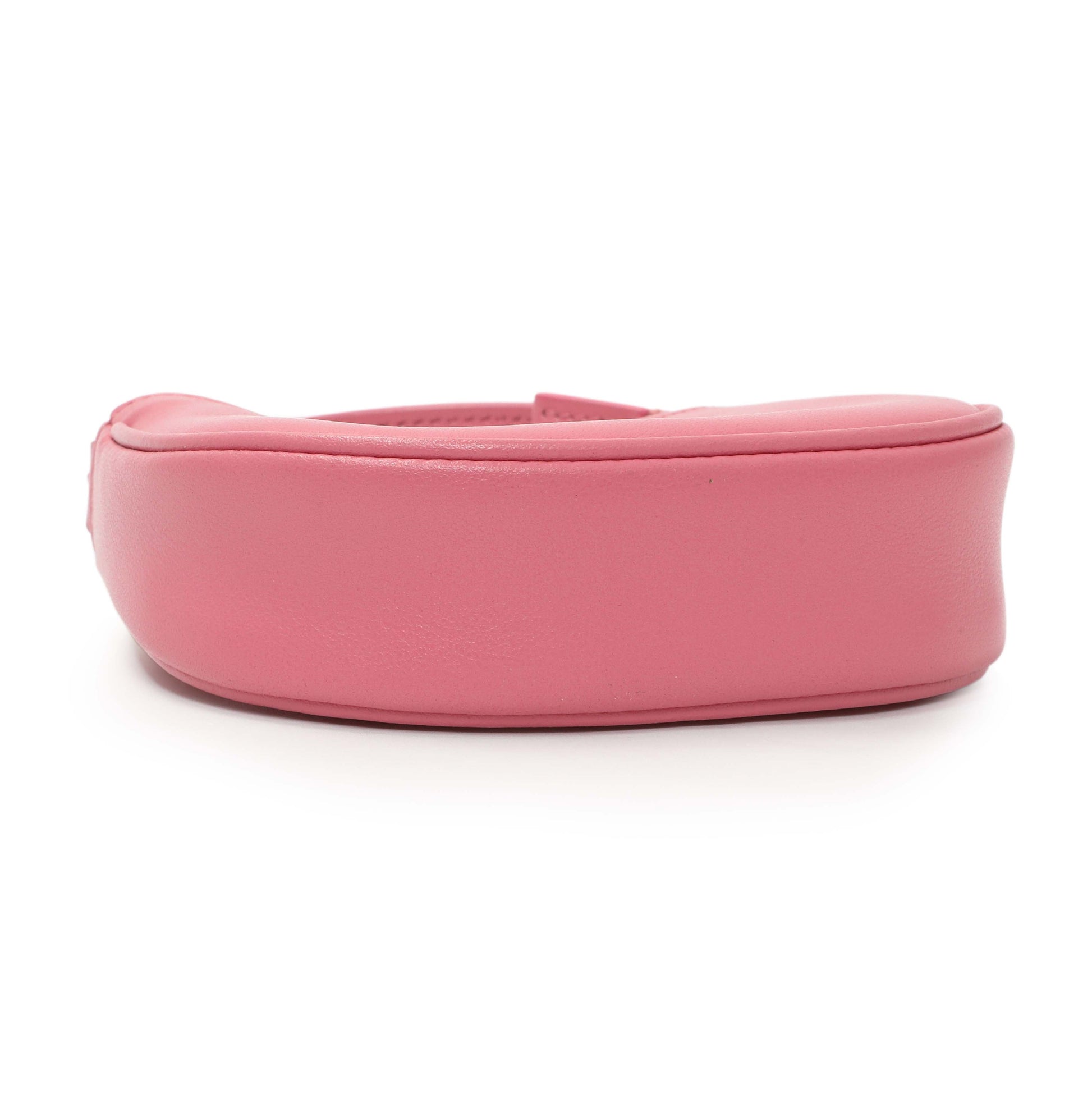 Exclusive Celine Pink Calfskin Micro Ava Pouch Charm — Back View